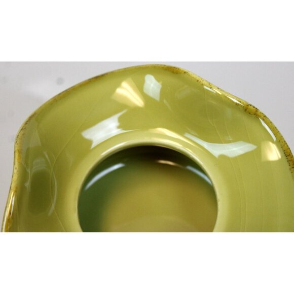 Southern Living Toscana Collection Ruffled Cream & Sugar Set Celery Green #40591 - Picture 7 of 11